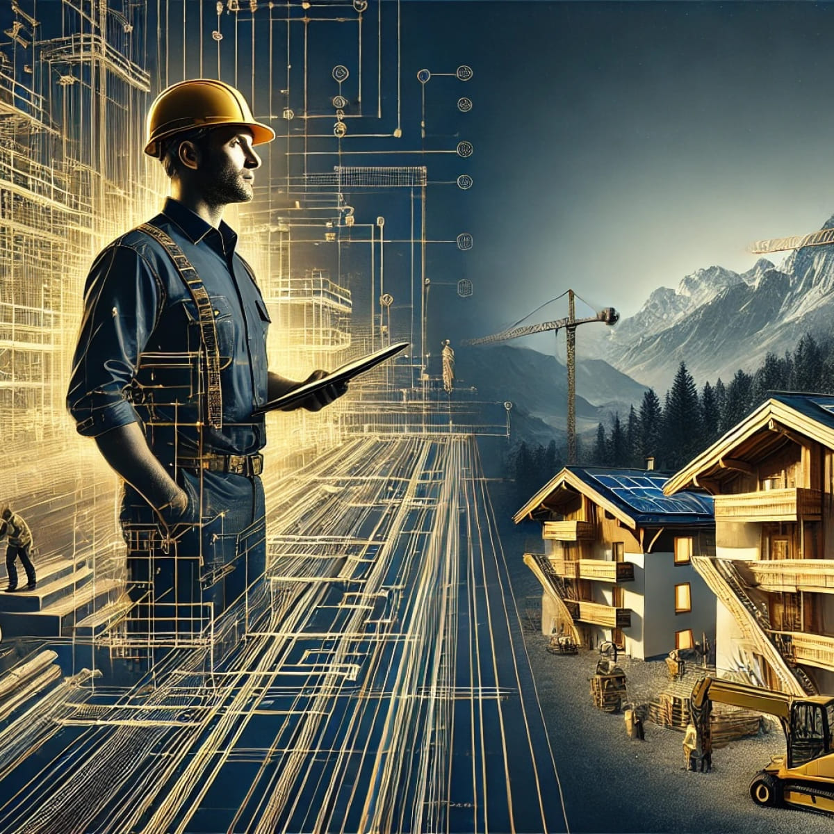 Schlüsselfertiger Neubau in Tirol – Generalunternehmer-Komplettleistung von Bucher Bau für private und gewerbliche Bauherren