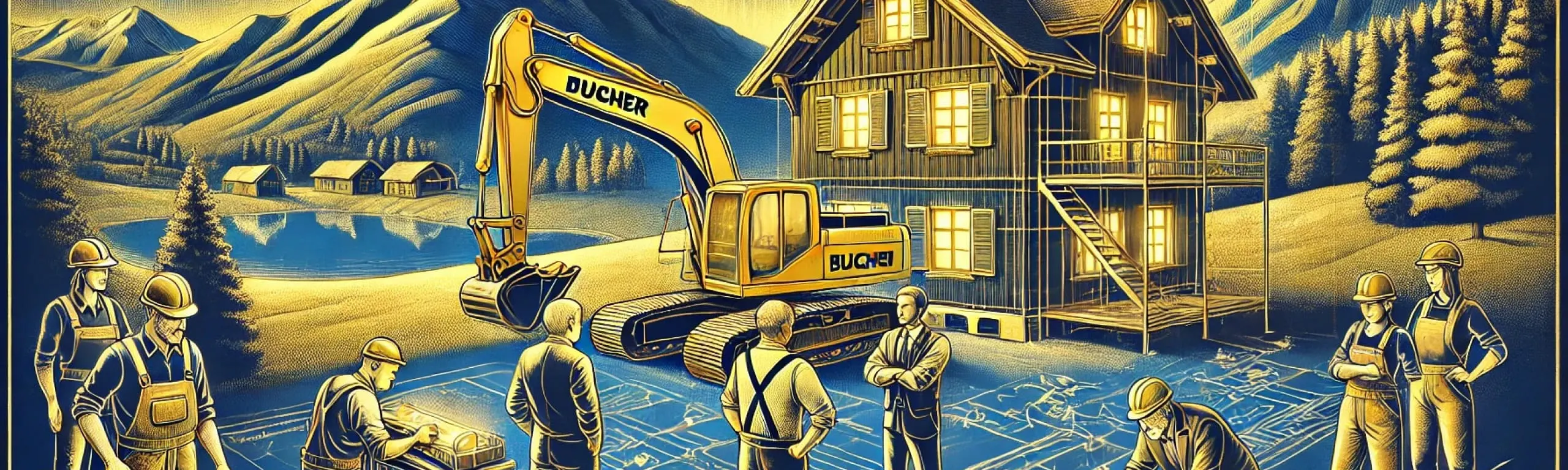 Bauprojekte von Bucher Bau in Tirol – hochwertige Handwerksarbeiten aus den Bereichen Zimmerei, Gartenbau, Erdbau und Hochbau